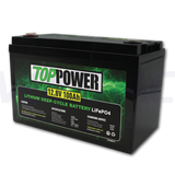 Top Power 12.8V 100Ah Lithium Iron Phosphate (LiFePO4) Battery - Deep Cycle