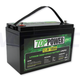 Top Power 12.8V 100Ah Lithium Iron Phosphate (LiFePO4) Battery - Deep Cycle