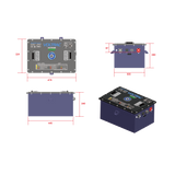 Voltrac PRO kit 48V 105Ah - Yamaha G14, G16, G19, G22 & G29