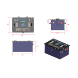 Voltrac PRO kit 48V 105Ah - EZ-GO RXV on-board charging