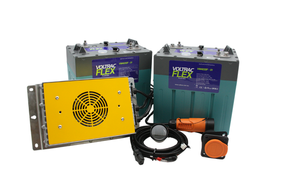 VOLTRAC Flex - Lithium Golf Cart Battery conversion Kit 48V - Universal On-board Fast Charging. FREE Delivery
